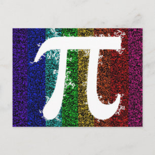 Pi Sign Electric Postcard