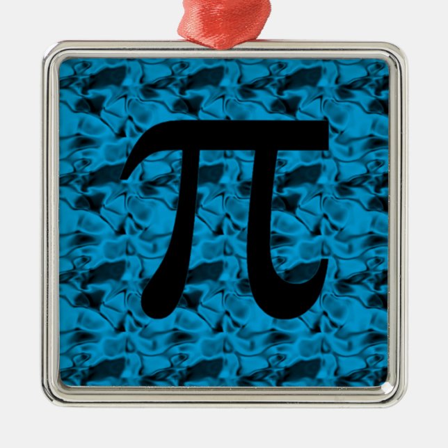 Pi Sign Metal Tree Decoration (Front)