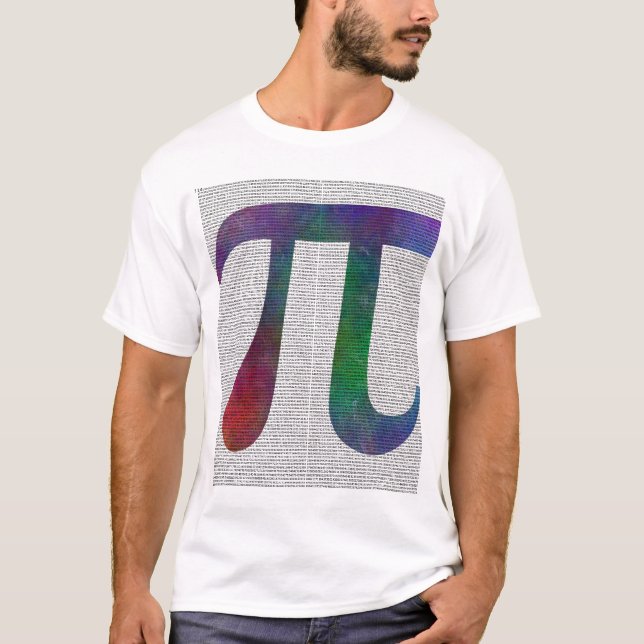 Pi Symbol 14400 Digits T-Shirt (Front)