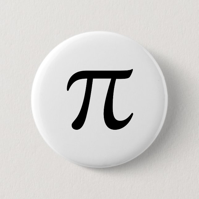 Pi symbol button badge (Front)