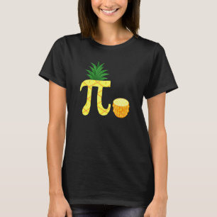 Pi Symbol Math Geek Pineapple Math Teacher T-Shirt