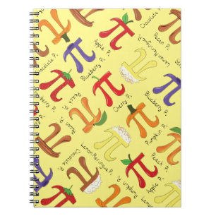 Pi Symbol Menu Cute Math Teacher Notebook