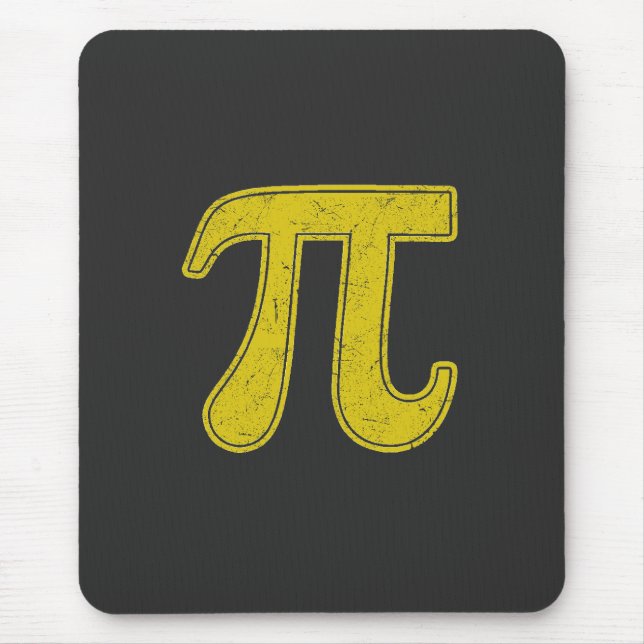 Pi symbol mouse pad (Front)