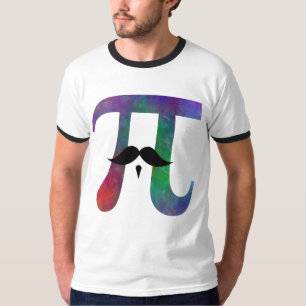 Pi Symbol Moustache T-Shirt