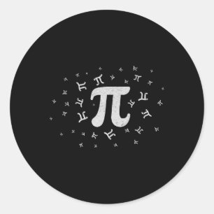 Pi Symbol Pi Day 3.14 Pi Math Pi Number Pi Day 202 Classic Round Sticker
