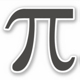 Pi Symbol Sticker