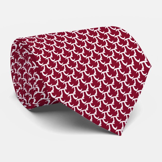 Pi Symbol Tie (Rolled)