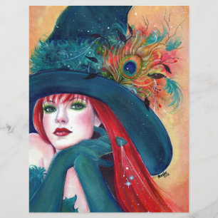 Pia Dora Halloween Witch Flyers by Renee