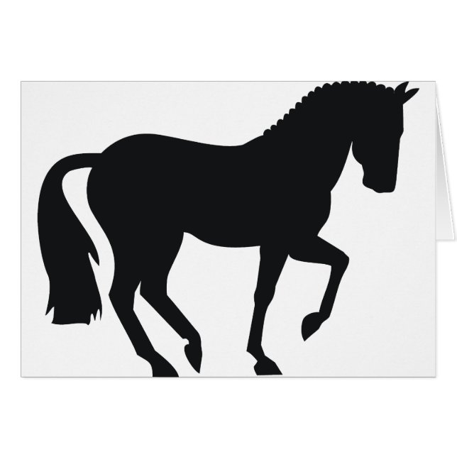 Piaffe Dressage HOrse (Front Horizontal)