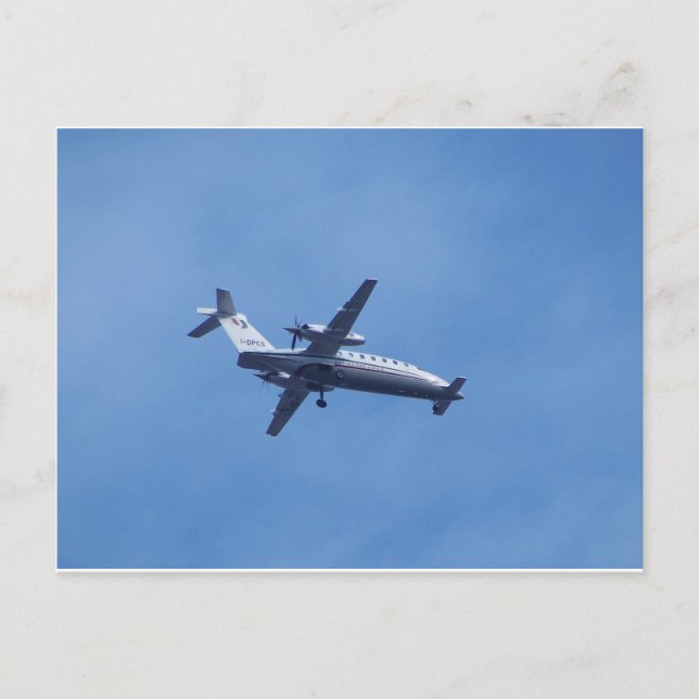 Piaggio P180 Aircraft Postcard (Front)