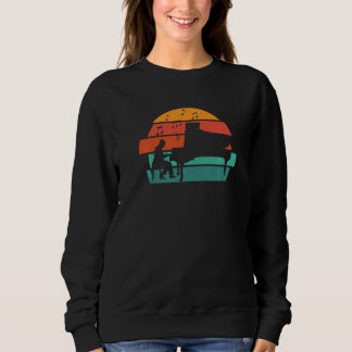 Pianist And Notes   Sweatshirt