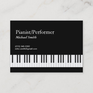 Pianist Business Card