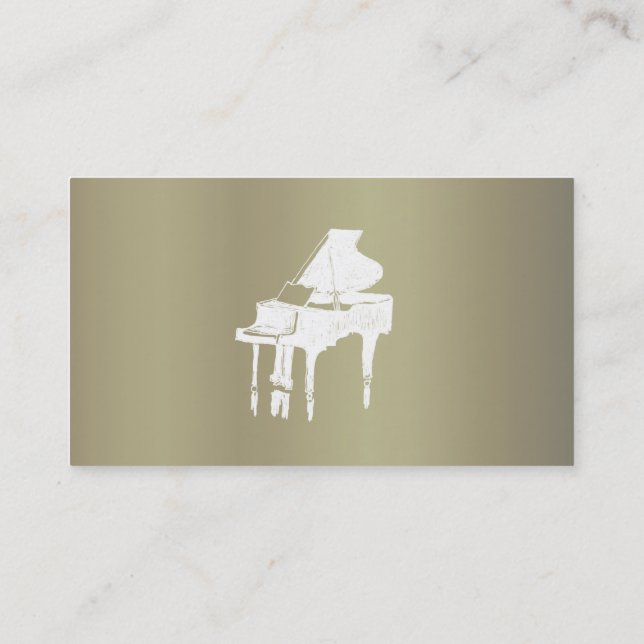 pianist business card (Back)