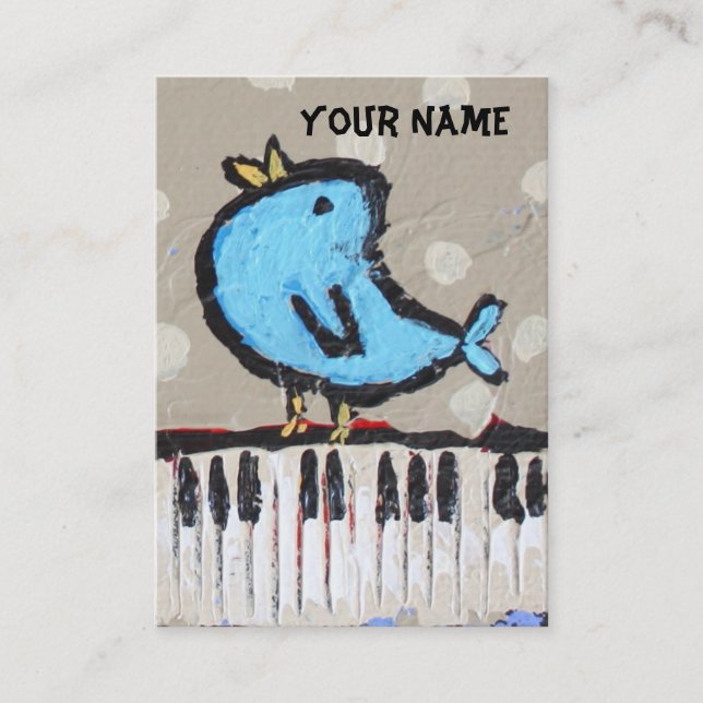 pianist business card (Front)