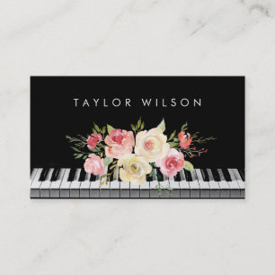 pianist business card