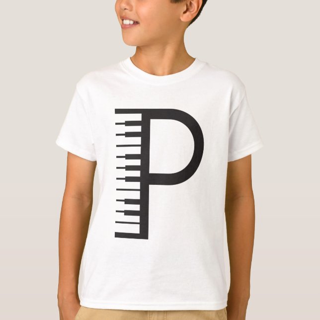 Pianist Piano Teacher Musical Note Design  T-Shirt (Front)
