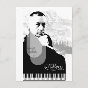 Pianist Postcard