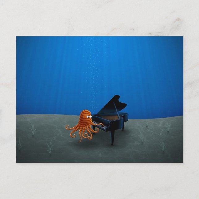 Pianist Postcard (Front)