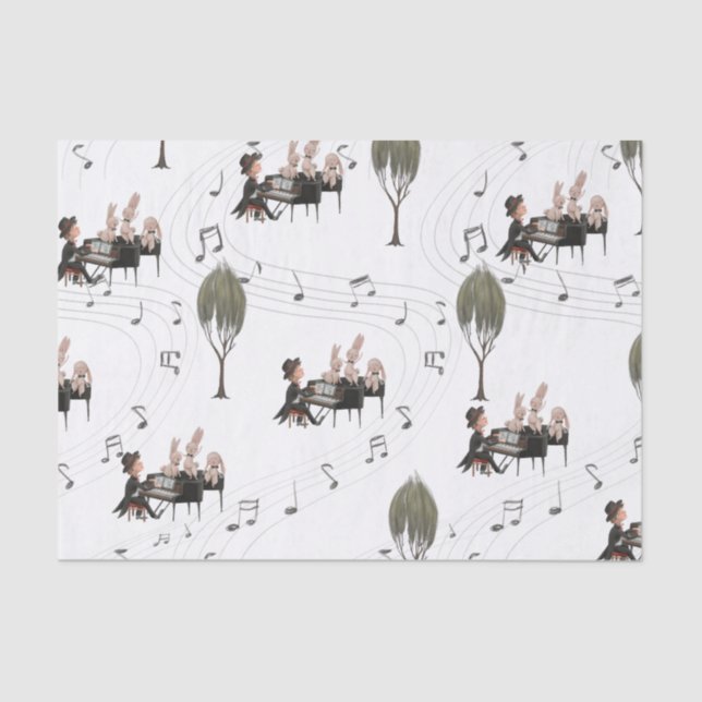 Pianist Tissue Paper (Front)
