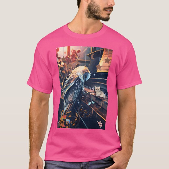 Pianiste Owl T-Shirt (Front)