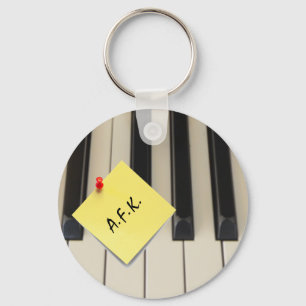 Piano A.F.K. (Away From Keyboard) Key Chain