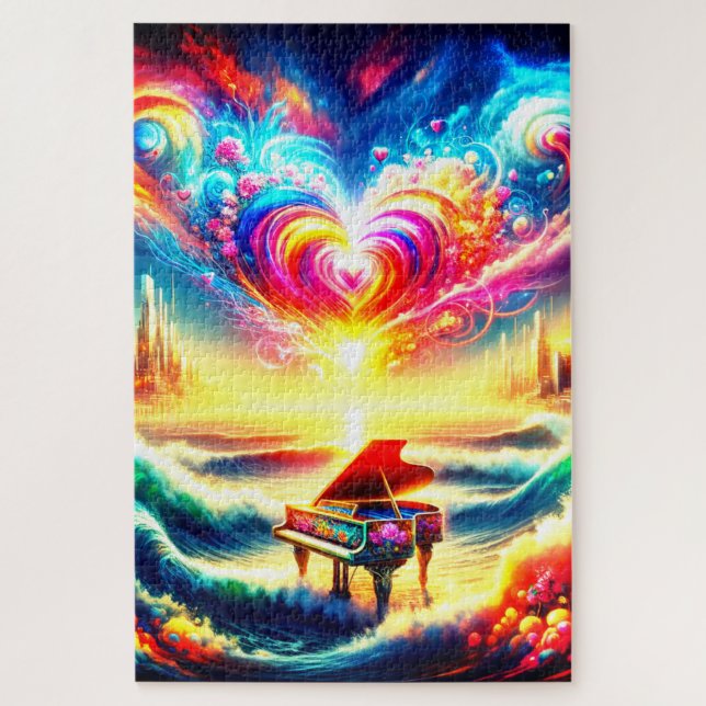 Piano Art Jigsaw Puzzle (Vertical)