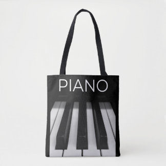 Piano Bag, Piano Keys Tote Bag