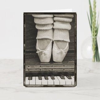 Piano Ballet Duet card