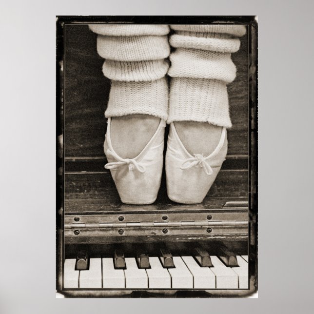 Piano Ballet Duet large size Poster (Front)