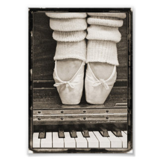 Piano Ballet Duet small sized Photo Print