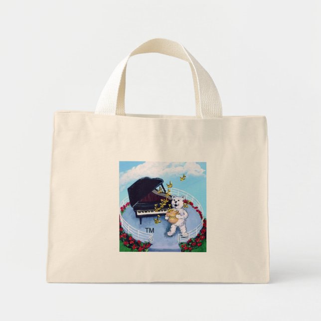 Piano Bears Tote Bag (Front)