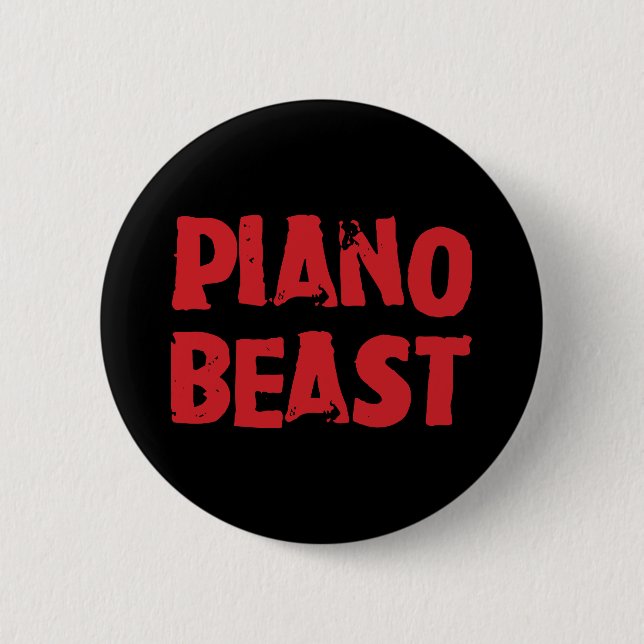 Piano Beast Button (Front)
