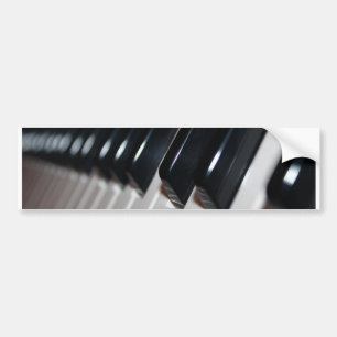 Piano Bumper Sticker
