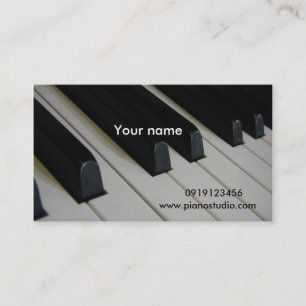 Piano/ Business Card