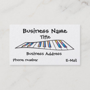 Piano Business Card