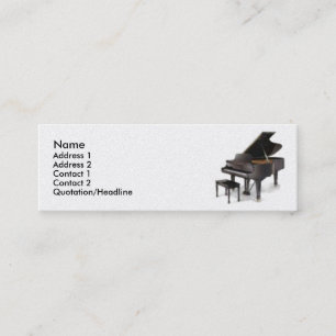 Piano Business Card