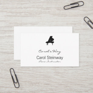 Piano Business Card