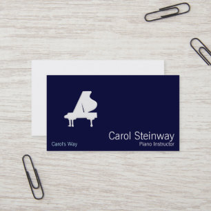 Piano Business Card