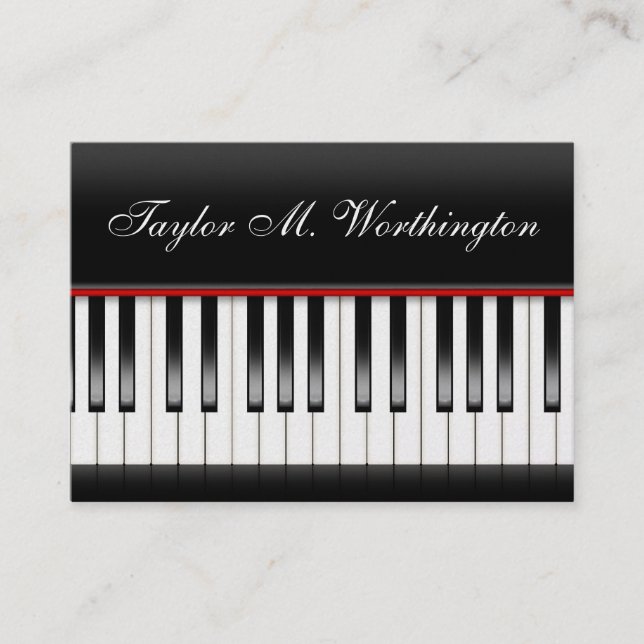 Piano Business Card - SRF (Front)