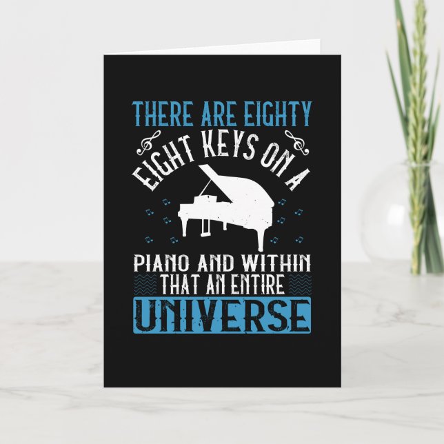 Piano - card (Front)