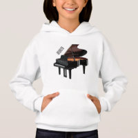 Piano cartoon illustration