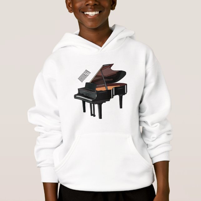 Piano cartoon illustration (Front)