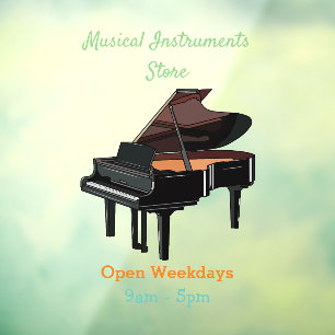 Piano cartoon illustration