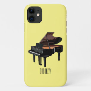 Piano cartoon illustration Case-Mate iPhone case