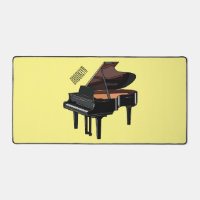 Piano cartoon illustration