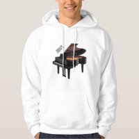 Piano cartoon illustration