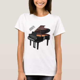 Piano cartoon illustration T-Shirt