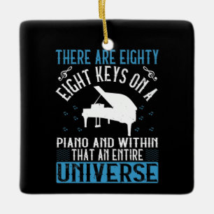 Piano - ceramic ornament