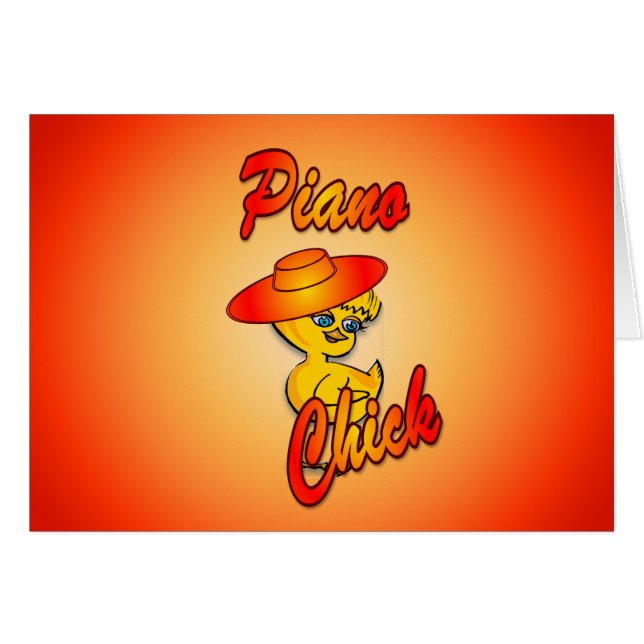 Piano Chick #5 (Front Horizontal)