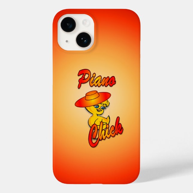 Piano Chick #5 Case-Mate iPhone Case (Back)